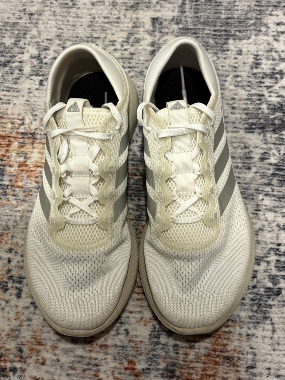 Adidas Bounce Pure Cloud Foam White Court Sneaker Women's Size 7 Comfy Sporty